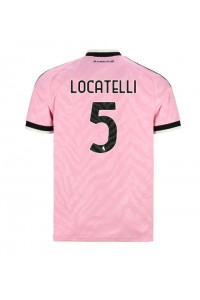 Juventus Manuel Locatelli #5 Jalkapallovaatteet Vieraspaita 2026-27 Lyhythihainen